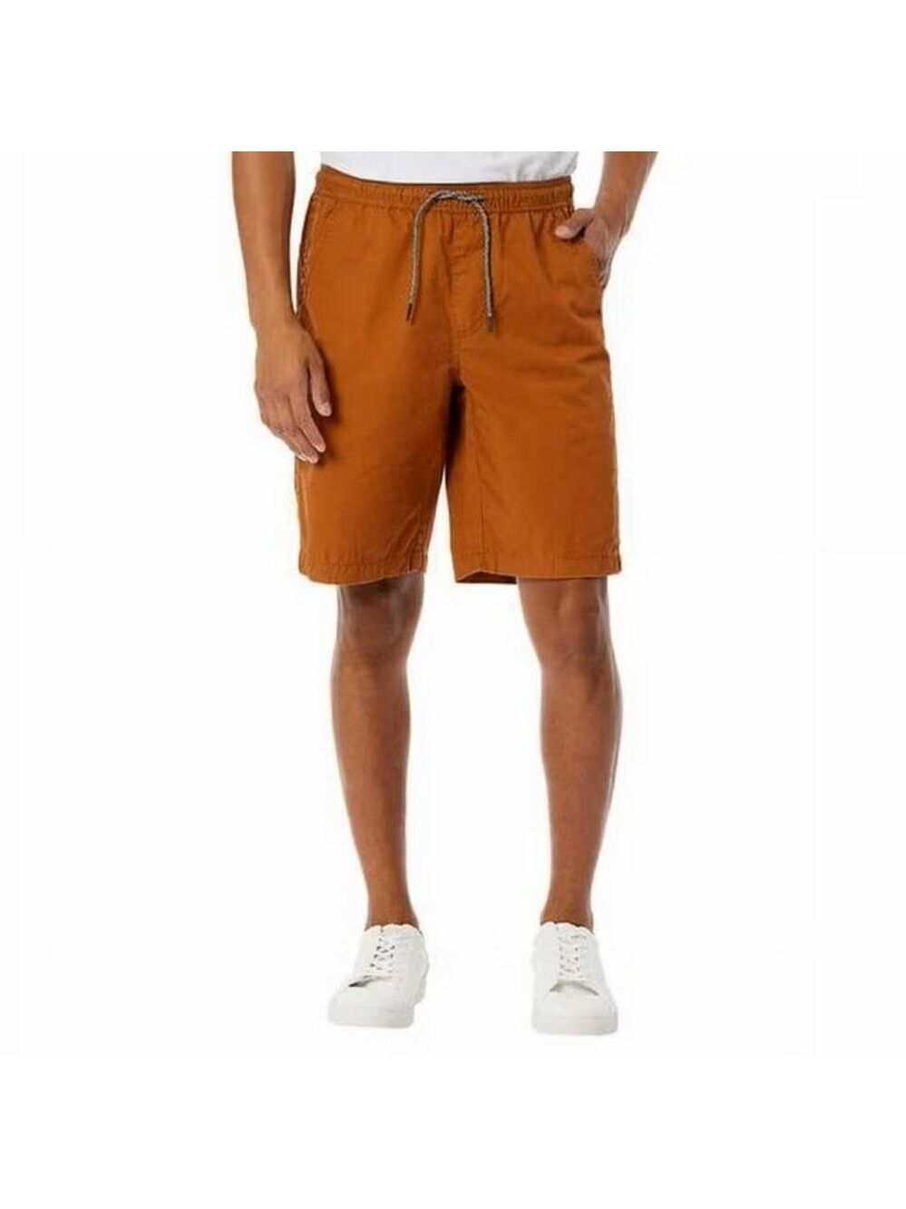 UNIONBAY Rust Cotton Drawstring Shorts Large NWT